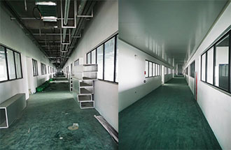 5月14日，志遠凈化工程項目傳回的新鄉(xiāng)市弘力電源電子無塵車間建設(shè)進度