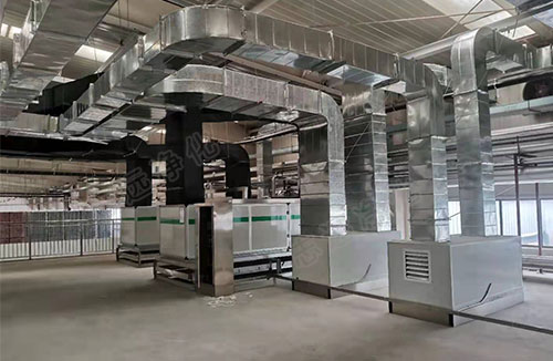 廠房二樓凈化機(jī)組-志遠(yuǎn)凈化工程