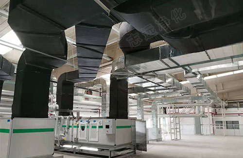 廠房二樓凈化機(jī)組-志遠(yuǎn)凈化工程