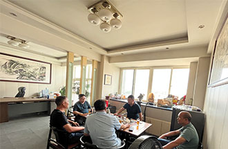 9月9日，中鐵十七局領(lǐng)導(dǎo)蒞臨我司實(shí)地考察交流