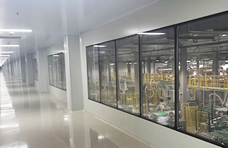 3月11日，陜西秦帝鮮集食品有限公司生產(chǎn)車間一樓凈化工程收尾中-志遠(yuǎn)凈化工程項(xiàng)目進(jìn)度。